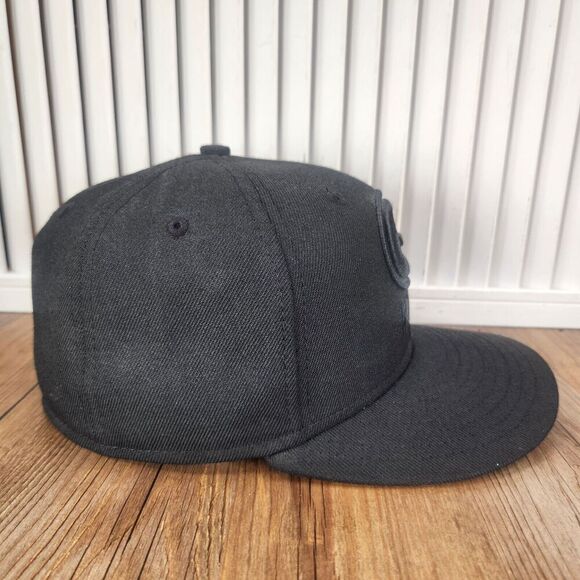 New Era Green Bay Packers 59fifty Fitted 6 7/8" Hat Cap Black NFL Midnight Wool - Picture 4 of 11